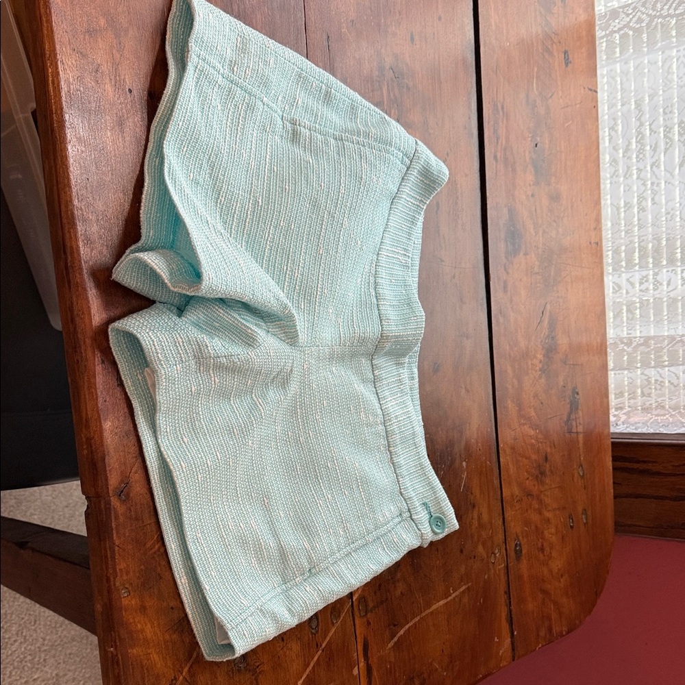 Lilly Pulitzer Light Green High Waist Shorts
